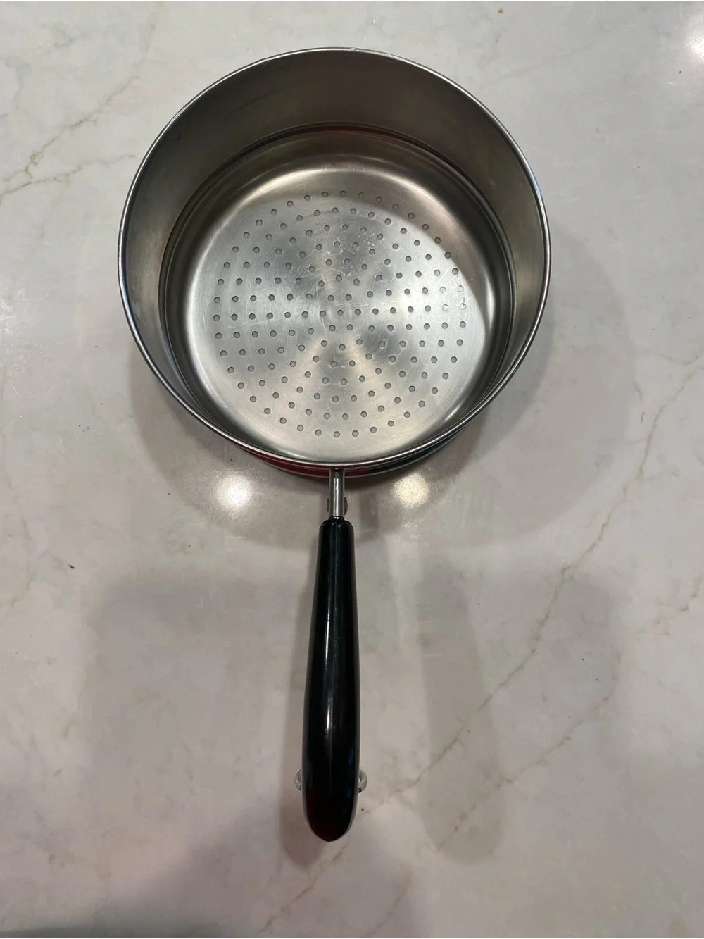 Rare REVEREWARE Steamer Strainer Insert Basket for 2 and 3 qt Revere pots EUC.